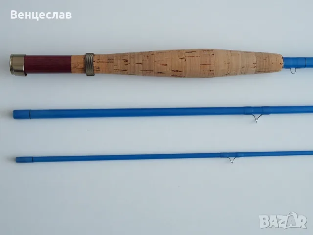 Фибростъклена мухарска въдица 7' #3, снимка 3 - Въдици - 55881910