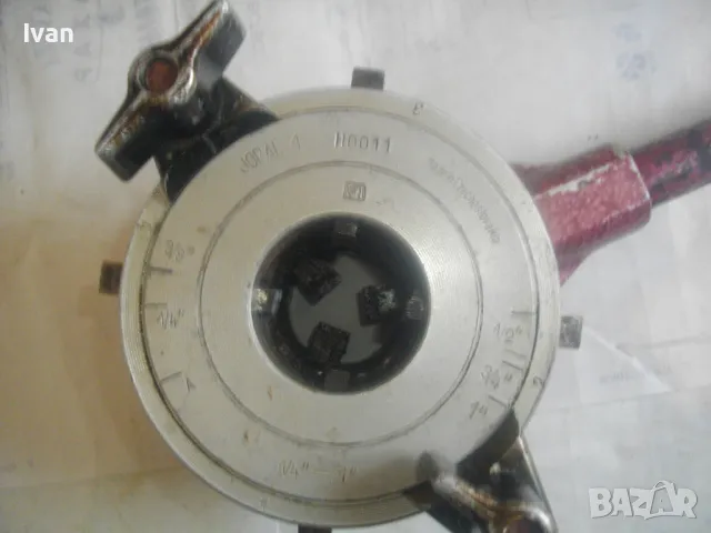 JOPAL 1 Made in Czehoslovakia 1/4"-1"Цол ОТЛИЧНА АЛУМИНИЕВА ВИНТОНАРЕЗКА ЖОПАЛ ЗА РЕЗБИ НА ТРЪБИ