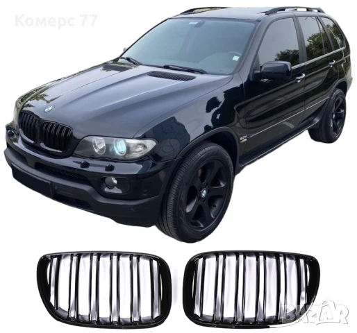 Двойни бъбреци, черен гланц. БМВ X5, Х6 / Е70, Е71, E53., снимка 2 - Аксесоари и консумативи - 42752917