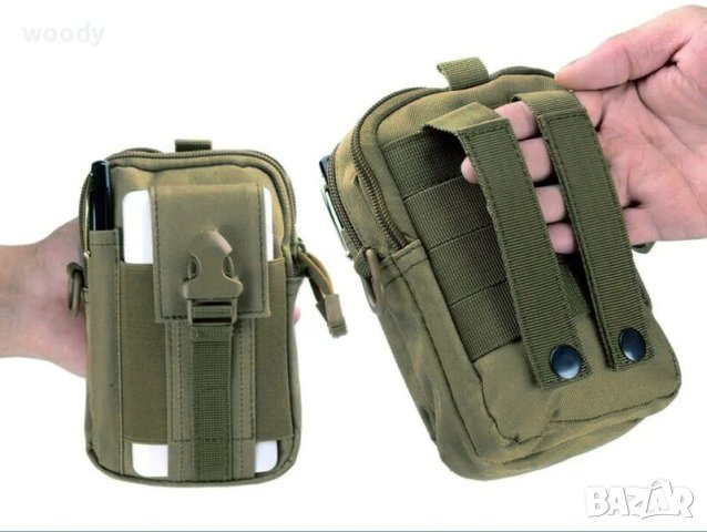 Тактическа чанта за колан DESERT, Военно зелен , снимка 3 - Екипировка - 41515941