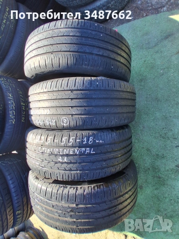 235 55 18 Континентал 4броя летни дот 2020г 