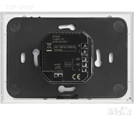 BTicino SXM8002 - Интелигентен WIFI ТЕРМОСТАТ Smarther2 с Netatmo, снимка 8 - Друга електроника - 48932227