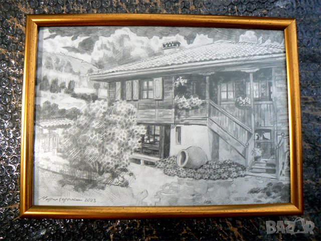 Копривщица . Рисунка с молив .