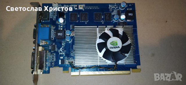 Продавам видео карта nVidia GF9500GT 512MB DDR2 128bit VGA DVI HDMI PCI-E, снимка 1 - Видеокарти - 41020100