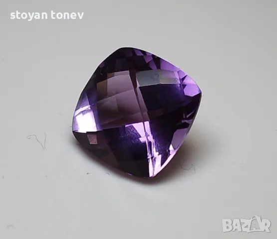 Великолепен лъскав аметист - 13кт.! Нов!, снимка 9 - Други - 49652384