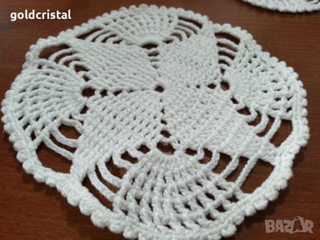 Плетени подложки за чаши , снимка 2 - Антикварни и старинни предмети - 41500493