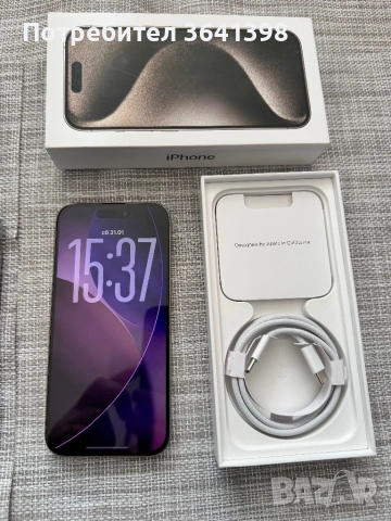 iPhone 15 Pro / 128 GB / 86% 