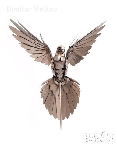 Метална Птица-произведение на изкуството, снимка 2 - Други ценни предмети - 41737220