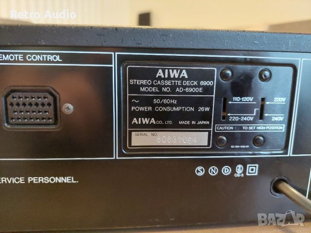 Касетен дек AIWA AD-6900, снимка 6 - Декове - 41772108
