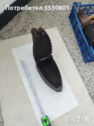 Стара автентична ютия на жар , снимка 3 - Други ценни предмети - 53454642