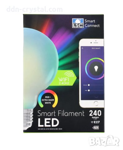 Интелигентна многоцветна крушка, снимка 1