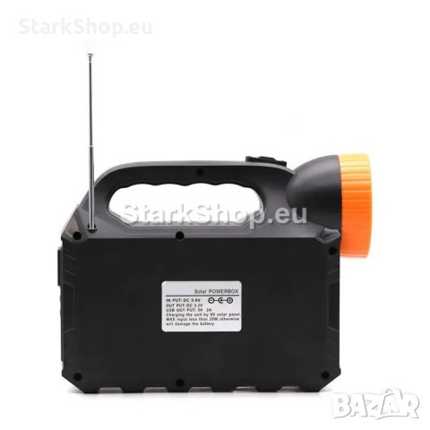 Мобилна соларна система за къмпинг GD-102 с колона, bluetooth, радио, снимка 3 - Друга електроника - 39893790