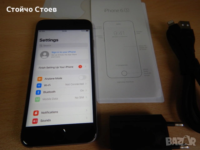Apple iPhone6S(A1688),iOS 15.8.5 сив, снимка 5 - Apple iPhone - 53029673