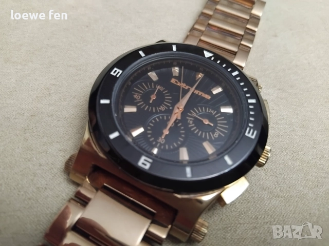 Мъжки часовник Extreme - розово злато rose gold, снимка 2 - Мъжки - 52743991