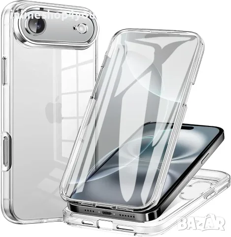 Прозрачен 360° Градуса Кейс за Apple iPhone 17 Air, снимка 2 - Калъфи, кейсове - 56106029