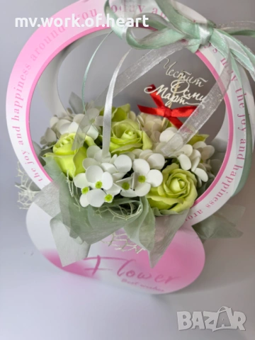 Подаръчна кутия за 8-Март , снимка 2 - Подаръци за жени - 53542135