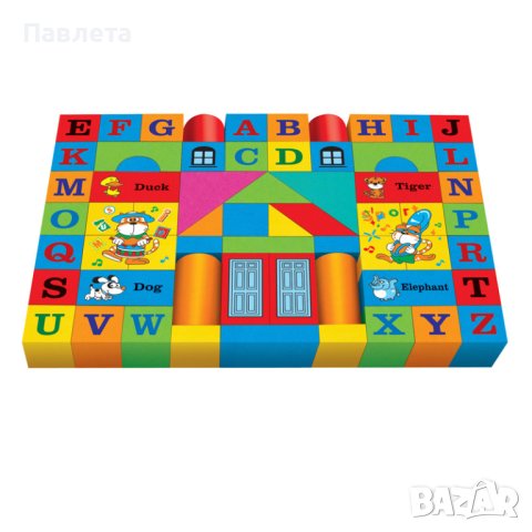 Играчка пъзел с блокчета за строене, снимка 4 - Игри и пъзели - 42667117