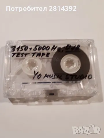 Аудио Тест касета с 3150 +5000Hz Test tape за настройка на скорост и азимут на касетофон касетен дек, снимка 2 - Радиокасетофони, транзистори - 35407453