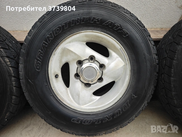 Джанти с гуми 6х139,7 *107,1*j7.5 et 5*15 ки * 235/75/15, снимка 2 - Гуми и джанти - 53623647