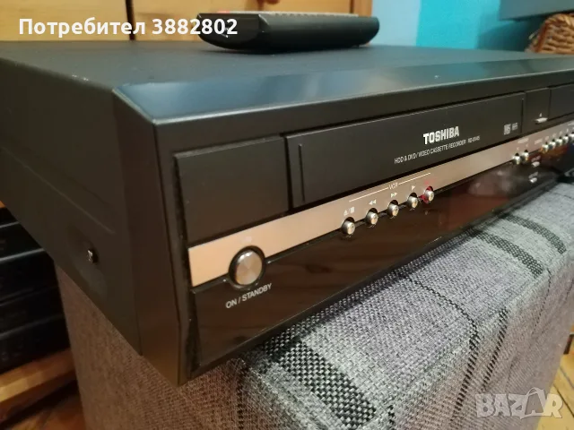 TOSHIBA RD-XV45 HI-FI VHS/HDD/DVD RECORDER, снимка 4 - Плейъри, домашно кино, прожектори - 55849573