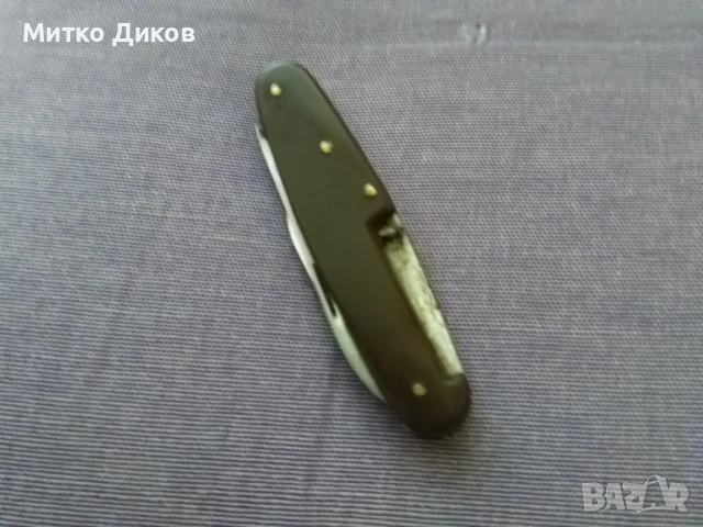 "M W" Rostfrei German c.1940's Pocket Knife немско ножче винтидж 80х62 мм острие без луфт, снимка 8 - Ножове - 51084304