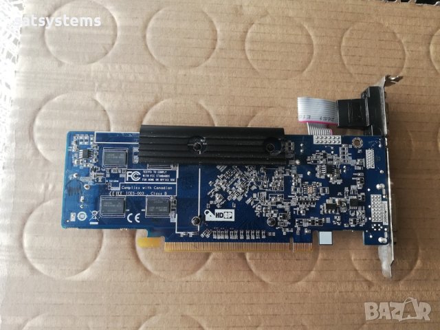 Видео карта ATi Radeon Sapphire HD 4350 HDMI 1024MB GDDR2 64bit PCI-E, снимка 8 - Видеокарти - 42458851