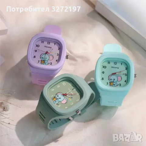 MINISO Сладък детски кварцов часовник,Моден светещ,Различни цветове, снимка 6 - Детски - 48330882