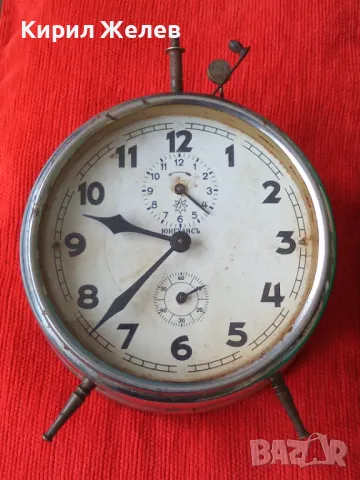 ЮНГХАНС Стар КОЛЕКЦИОНЕРСКИ МЕХАНИЧЕН НЕМСКИ БУДИЛНИК JUNGHANS от ЦАРСКО ВРЕМЕ 43626, снимка 15 - Антикварни и старинни предмети - 44466294