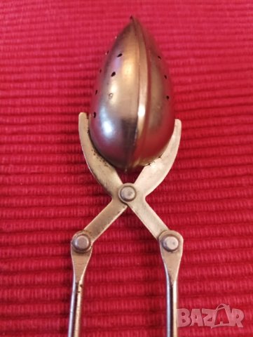 Стара лъжичка, цедка за чай. , снимка 2 - Други - 44179507