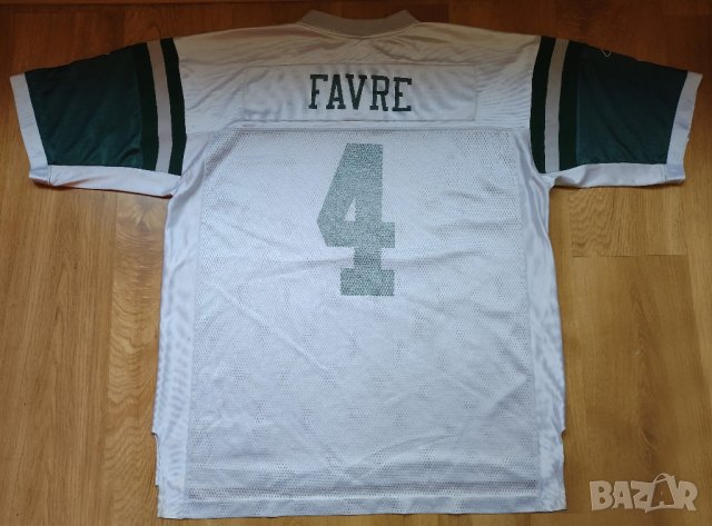 NFL Jursey / New York JETS , #4 Brett Favre , Reebok , снимка 2 - Спортни дрехи, екипи - 42674808