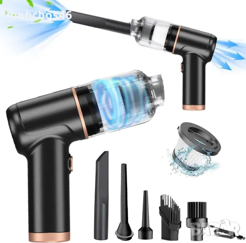 Мини прахосмукачка за мокро и сухо почистване, снимка 1