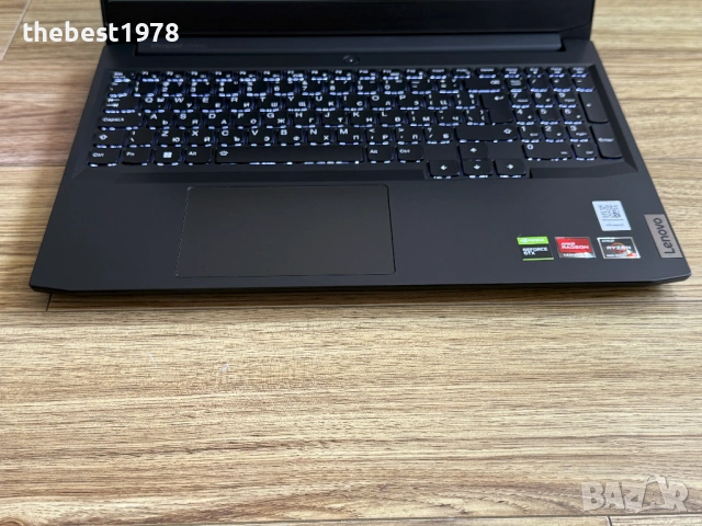 120Hz Lenovo Gaming`Ryzen 5600H/16GB RAM/512GB SSD/GTX 1650/Бат 8ч, снимка 5 - Лаптопи за игри - 53480994