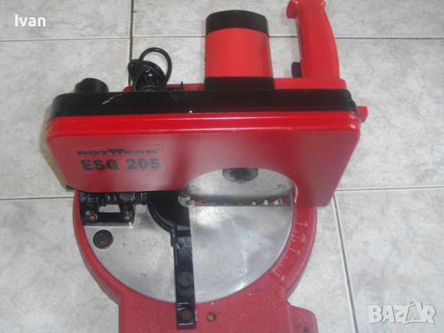ф205мм/750W-Немска Професионална Пендула-Потапящ Циркуляр-ROTWERK-Отлична, снимка 17 - Други инструменти - 41375189