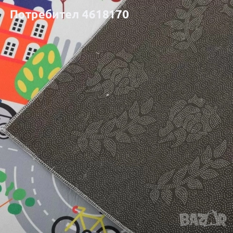 Детскa постелка за момчета с автомобилен път с противоплъзгаща основа - размери 150 x 100 см, снимка 3 - Други - 52038386