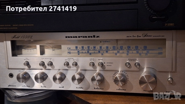 Marantz /1550, снимка 7 - Ресийвъри, усилватели, смесителни пултове - 51501534