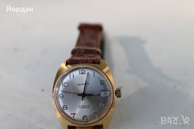 Швейцарски мъжки часовник ''Favorit'' 1980 г., снимка 15 - Мъжки - 41786245