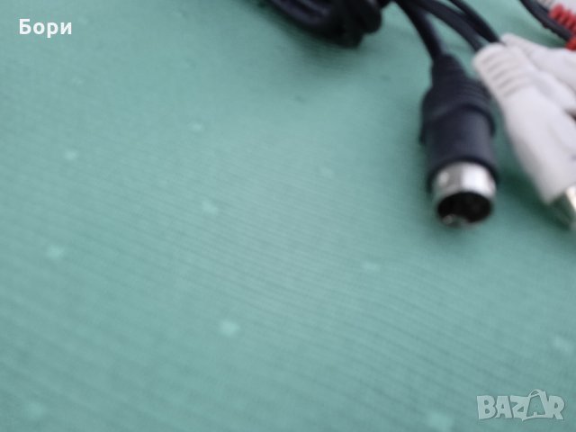 Немски Кабел 9 Pin мъжка букса към 6 RCA/чинч мъжко, снимка 5 - Други - 35873719