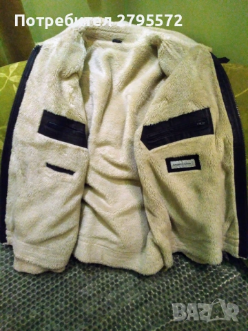 Мъжки зимен кожух от естествена кожа, снимка 3 - Якета - 53407182