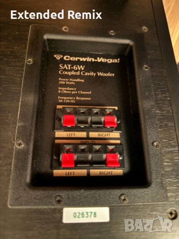 Два броя Cerwin Vega SAT 6 система от тонколони, снимка 9 - Тонколони - 44399872