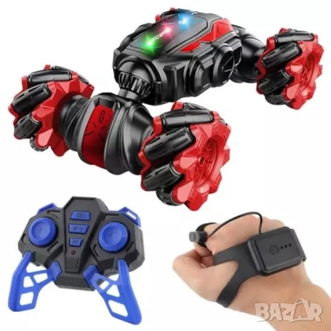 Радиоуправляема кола за дрифт със сензорно управление чрез жестове на ръката и дистанционно 🎮, снимка 2 - Коли, камиони, мотори, писти - 52716428