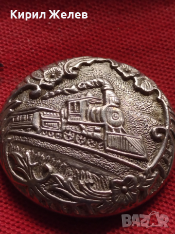 Заден капак за джобен часовник ЛОКОМОТИВ рядък за КОЛЕКЦИЯ ЧАСТИ 43725, снимка 4 - Антикварни и старинни предмети - 44775239