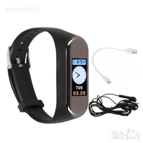 Kufoo Ръчен часовник за запис на глас, дигитален рекордер с гласово активиране за възрастни 