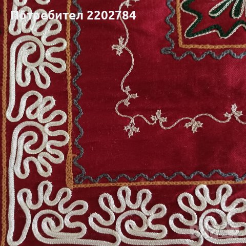 Покривка на една кука ,калъфка с бродерия , снимка 7 - Покривки за маси - 40454219