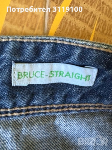 Benetton класически дънки, права кройка, снимка 3 - Дънки - 52184520