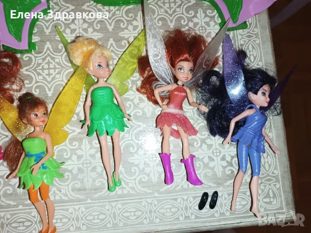 Камбанка и феите от Питър пан и къщичките им , снимка 2 - Кукли - 48658394