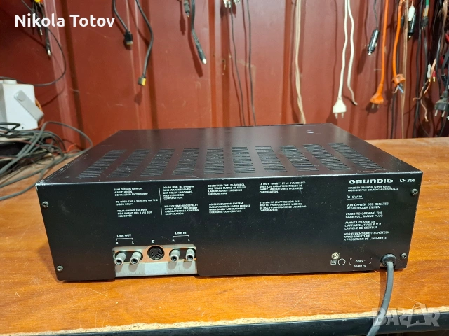 Продава се касетен дек Grundig CF35. , снимка 5 - Декове - 53541949
