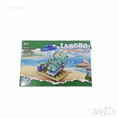 Конструктор Лабубу, Пластмасов, 38 части, снимка 1