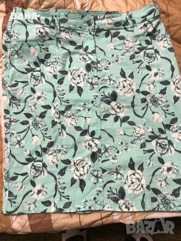 Пола на цветя вталена, снимка 2 - Поли - 39827722