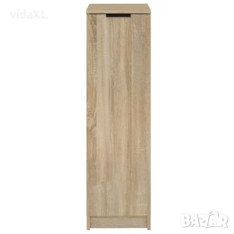 vidaXL Шкаф за обувки, сонома дъб, 30x35x100 см, инженерно дърво, снимка 5 - Скринове - 56147947