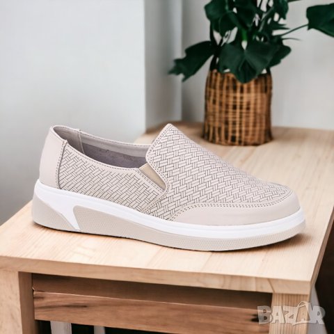 Ежедневни дамски обувки - естествена кожа, снимка 1